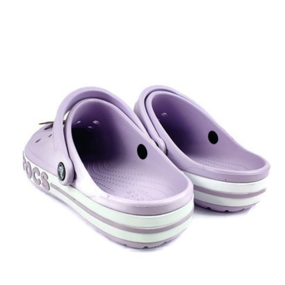CROCS Lavender Bayaband Unisex Clogs W9/M7 NWT - Picture 4 of 10